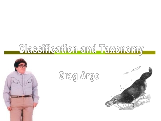 Classification and Taxonomy