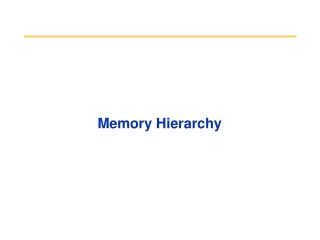 Memory Hierarchy