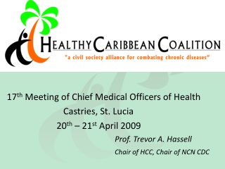 17 th  Meeting of Chief Medical Officers of Health