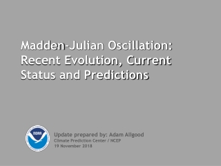 Madden-Julian Oscillation: Recent Evolution, Current Status and Predictions