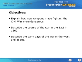 Explain how new weapons made fighting the Civil War more dangerous.