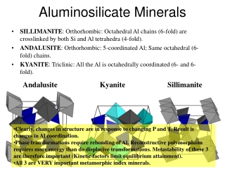 Aluminosilicate Minerals