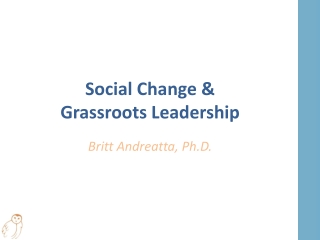 Social Change &amp;  Grassroots Leadership