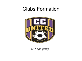 Clubs Formation