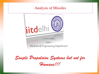 Analysis of Missiles