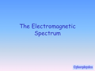 The Electromagnetic Spectrum