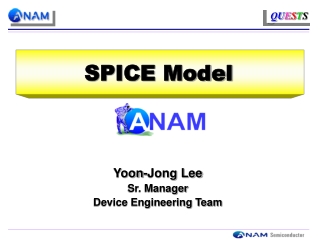 Yoon-Jong Lee Sr. Manager Device Engineering Team