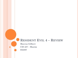 Resident Evil 4 – Review