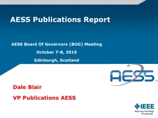 AESS Publications Report