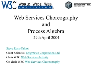 Web Services Choreography and Process Algebra