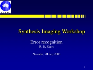 Synthesis Imaging Workshop