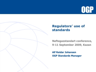 Regulators’ use of standards