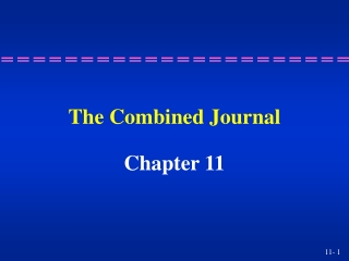 The Combined Journal