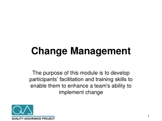 Change Management