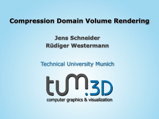 Compression Domain Volume Rendering