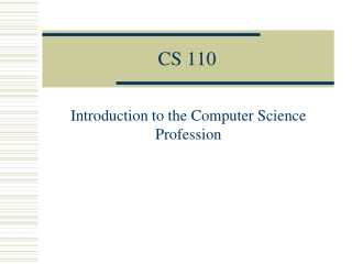 CS 110