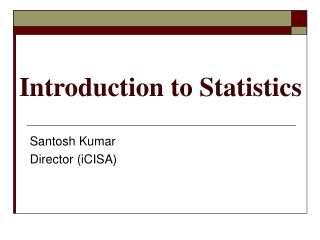 Introduction to Statistics