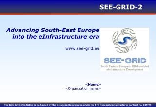 Advancing South-East Europe  into the eInfrastructure era