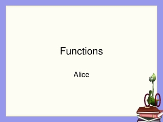 Functions