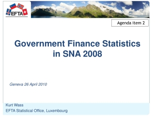 Government Finance Statistics in SNA 2008