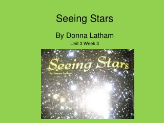 Seeing Stars