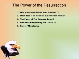 The Power of the Resurrection