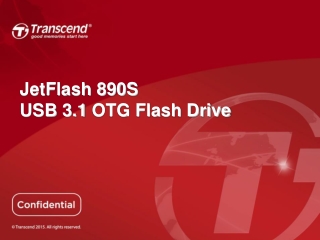 JetFlash 890S USB 3.1 OTG Flash Drive