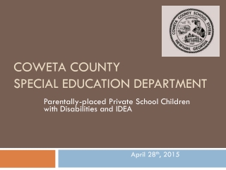 Coweta County Special Education Department