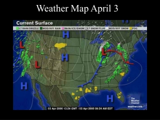 Weather Map April 3