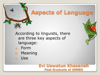 Aspects of Language