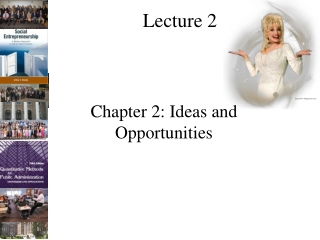 Chapter 2: Ideas and Opportunities