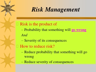 Risk Management