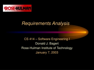 Requirements Analysis