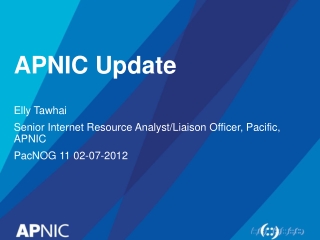 APNIC Update