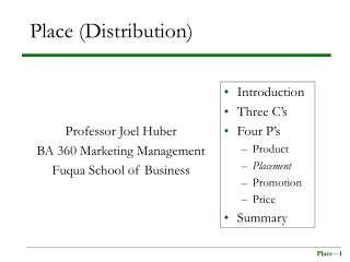 Place (Distribution)