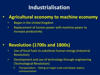 Industrialisation