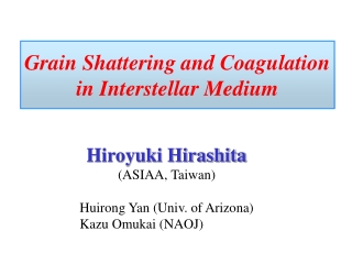 Grain Shattering and Coagulation in Interstellar Medium