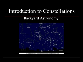 Introduction to Constellations