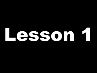 Lesson 1