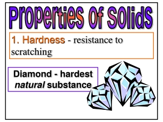 Properties of Solids