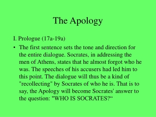 The Apology