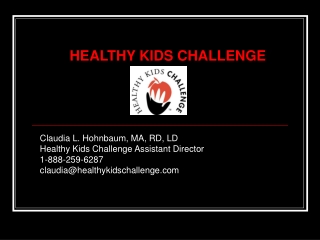 HEALTHY KIDS CHALLENGE