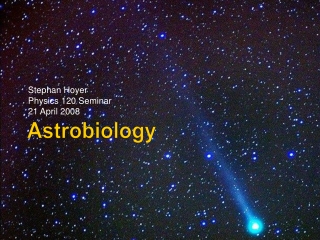 Astrobiology