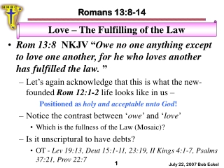 Romans 13:8-14