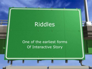 Riddles