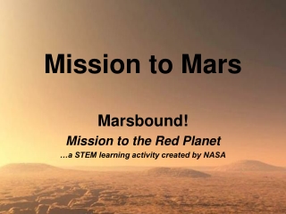 Mission to Mars