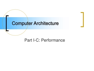 Computer Architecture