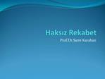 Haksiz Rekabet