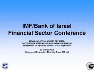 IMF/Bank of Israel Financial Sector Conference