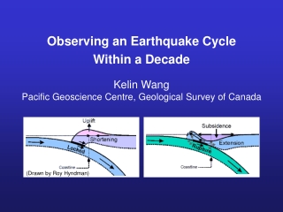 Kelin Wang Pacific Geoscience Centre, Geological Survey of Canada